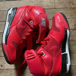 Used red Nike wedges